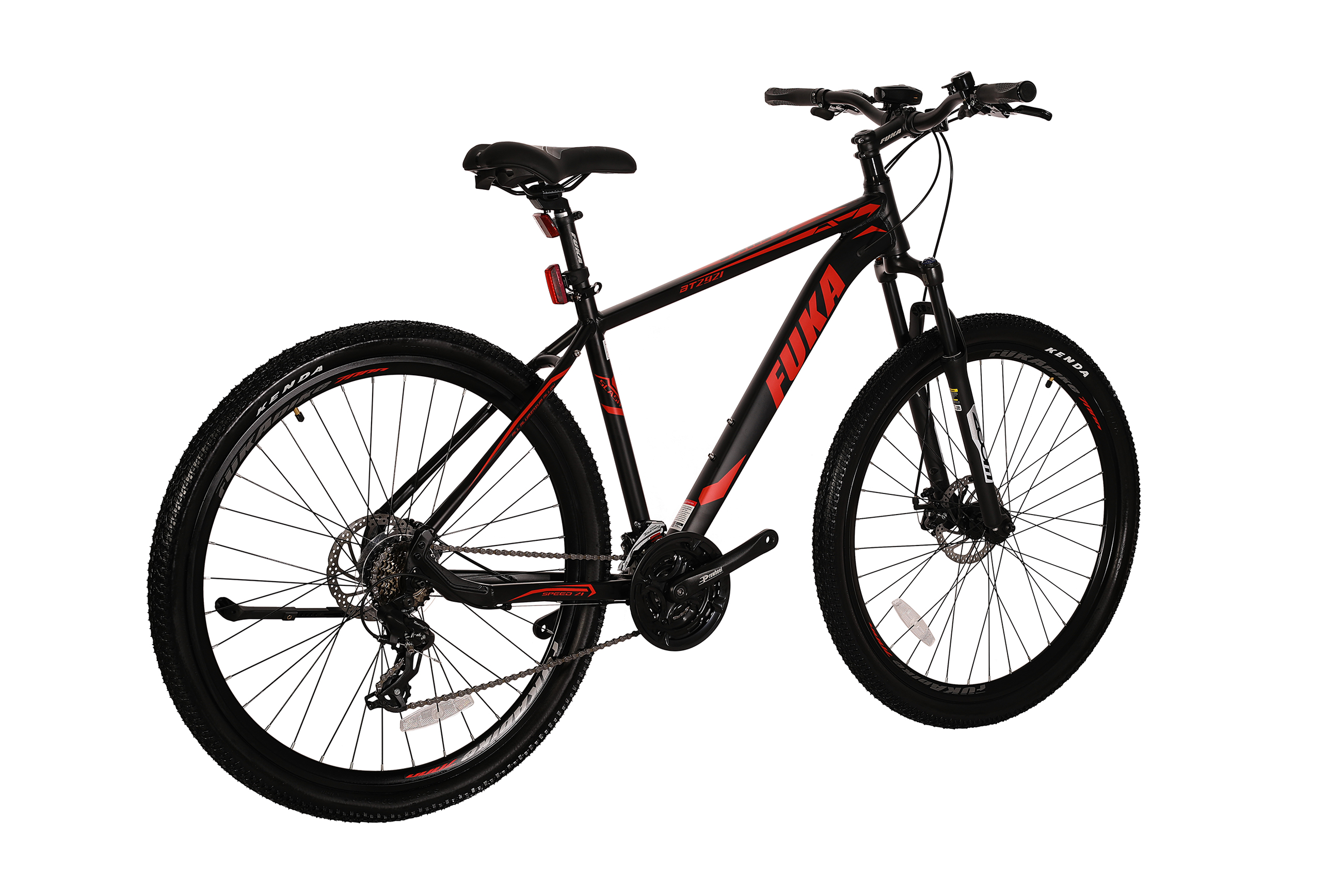 2024 FUKA - SLASH - BT2921 - Matt Black - Red